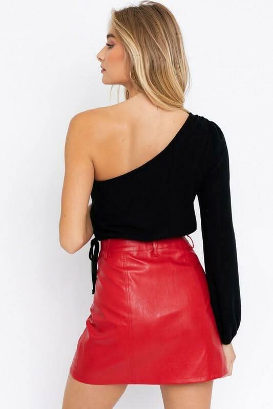 One Long Sleeve Crop Top