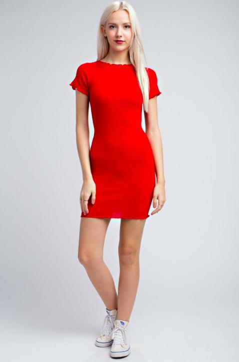Red Tee Dresses