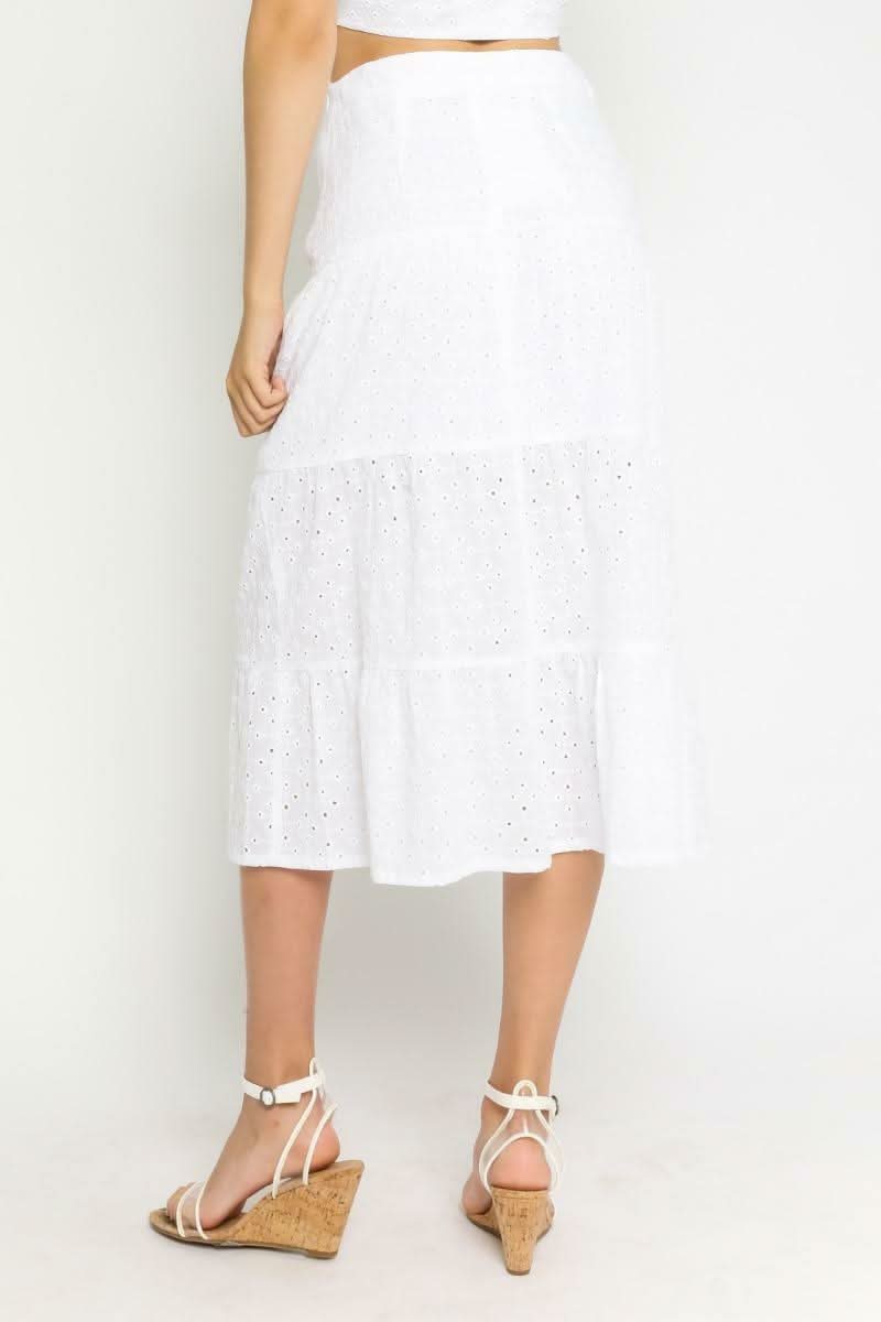 White Midi Skirts