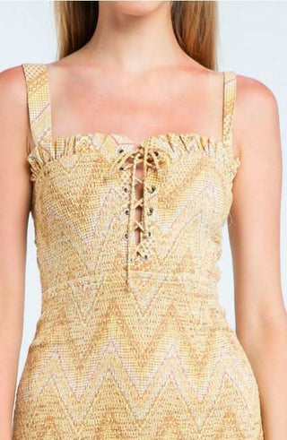 Smocked Tank Mini Dresses