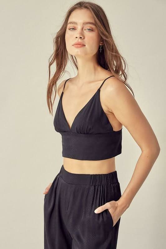 Black Two-Piece Jumpsuit