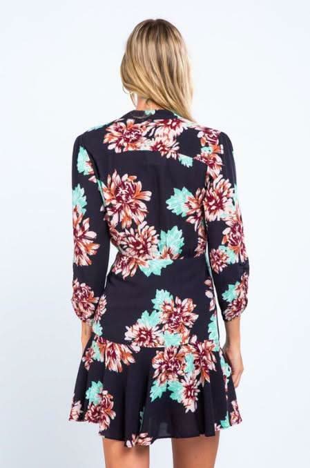 Short Floral Print Dresses