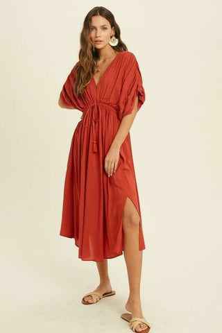 Red Midi Dresses