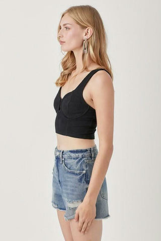 Black Crop Tops