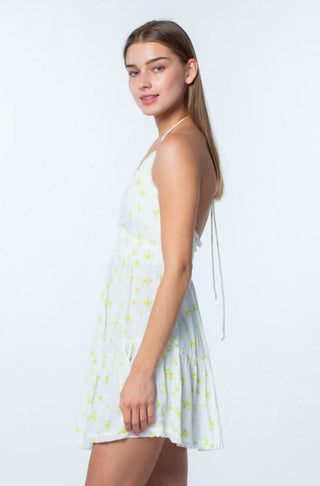 Floral preppy mini dresses