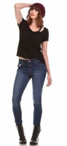 Stylish black tee