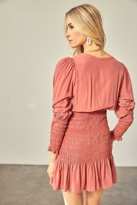 Long Sleeve Mini Dresses