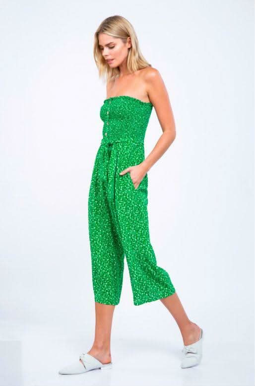 Skylar Madison Smocked Top Jumpsuit