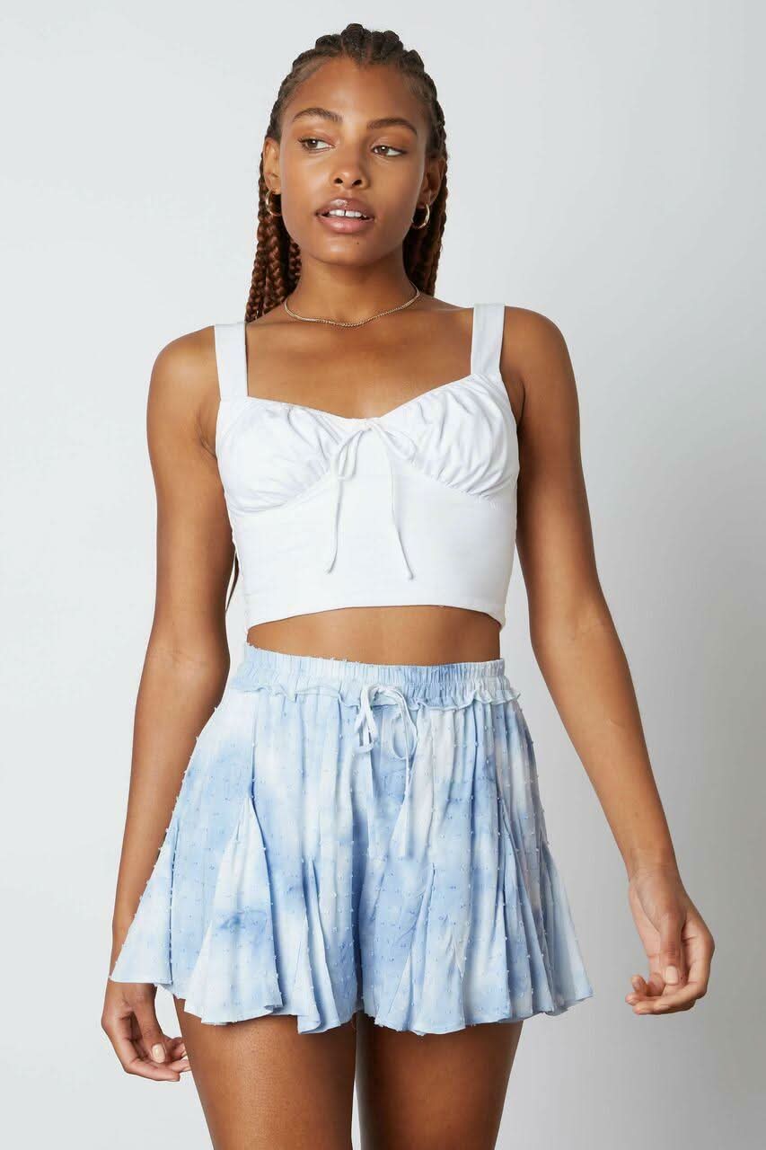 By The Sea Indigo Blue Tie-Dye Shorts -  BohoPink