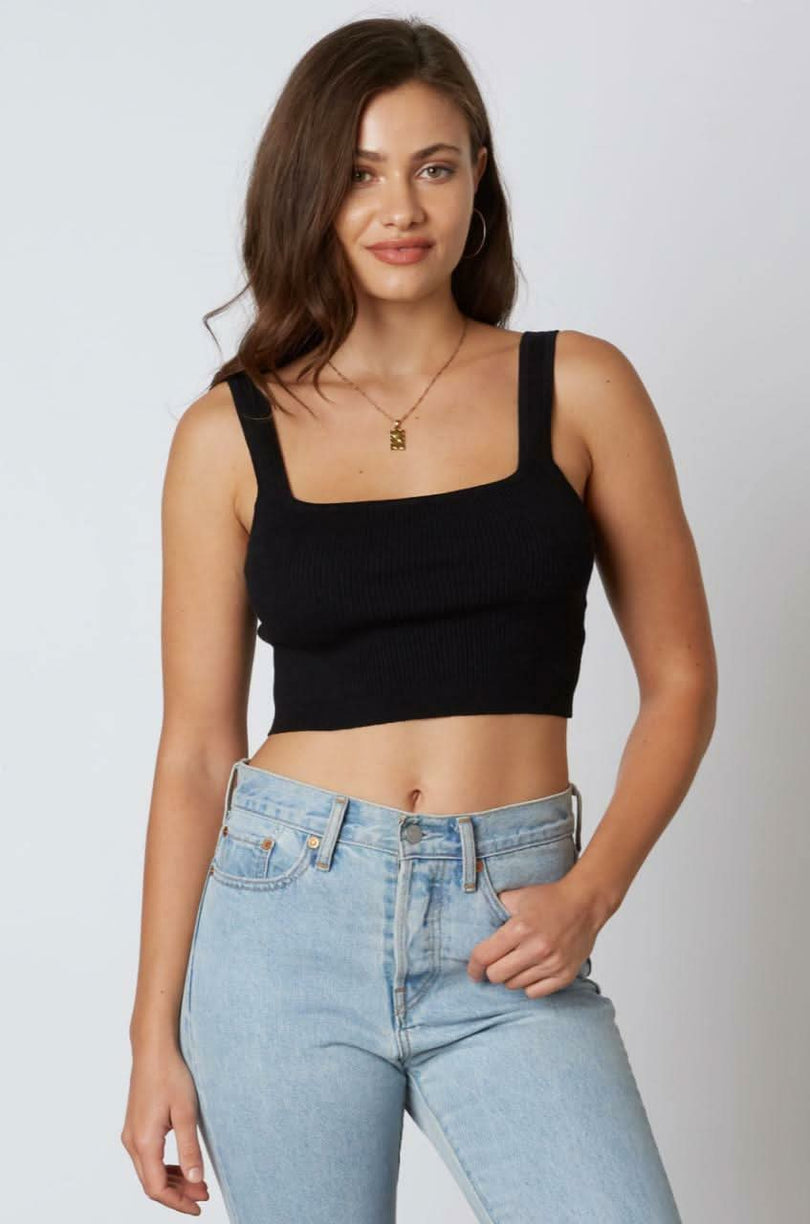 Black Crop Tops