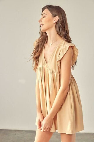 Mellow Yellow Romper Dress