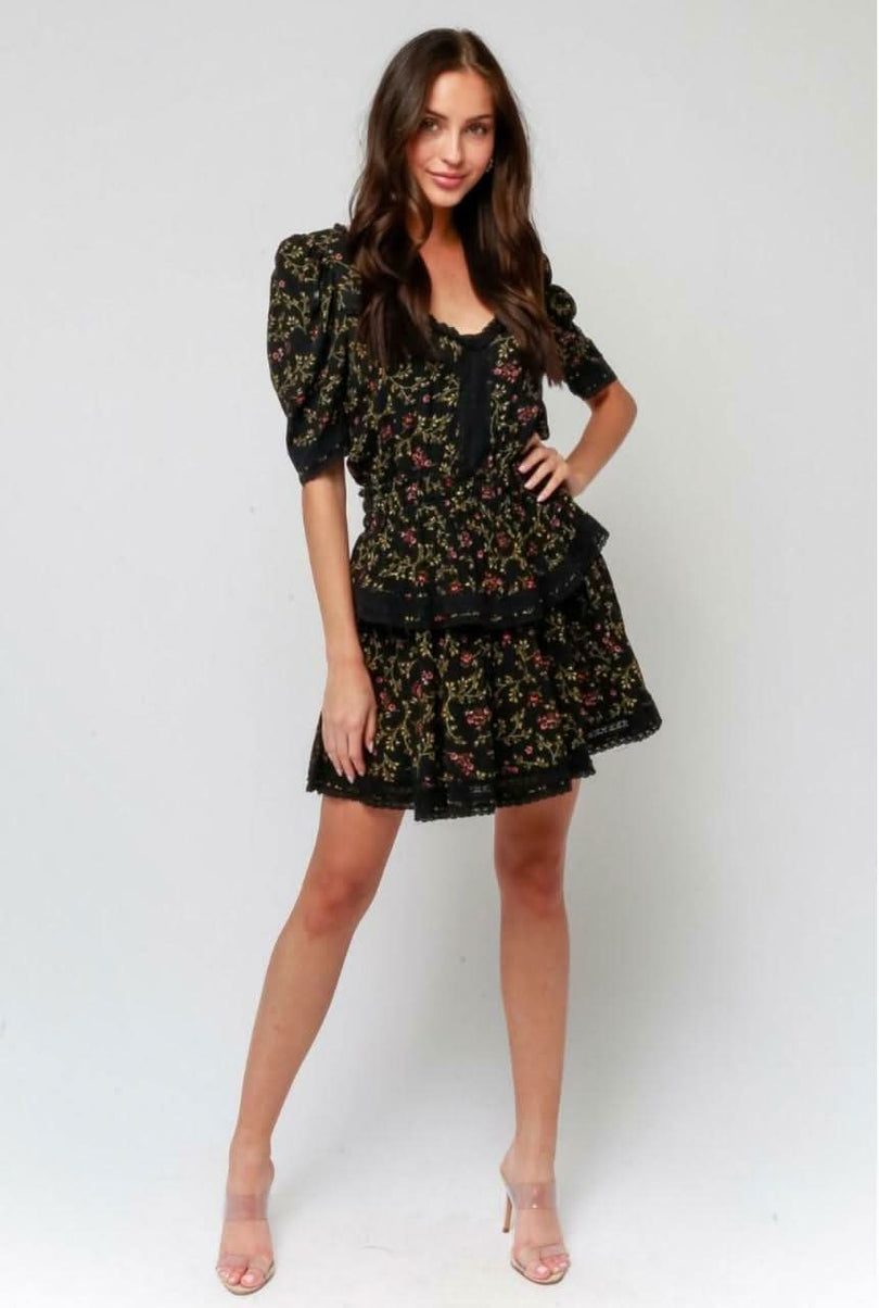 Floral Puff Sleeve Dresses