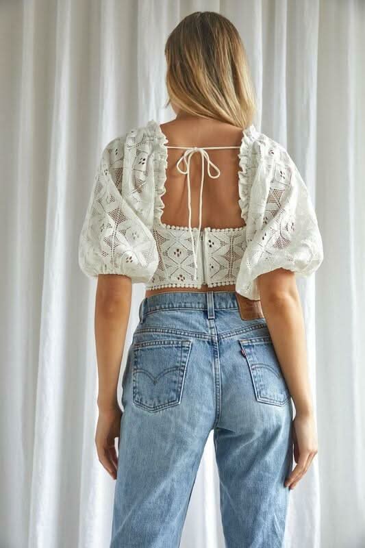 Lace Crop Tops