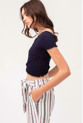 Black Crop Tops
