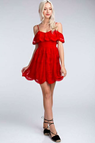  Red Lace Dresses
