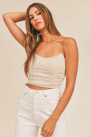 Cream Tube Top