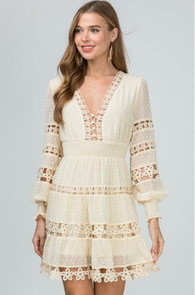 Crochet Long Sleeve Dresses