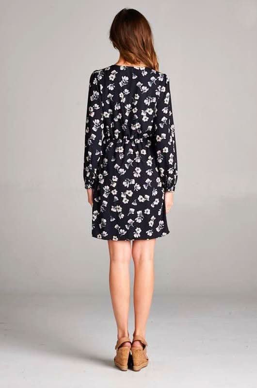 Long Sleeve Floral Dress