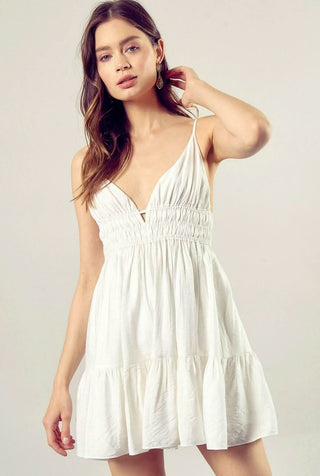 White Mini Dresses 