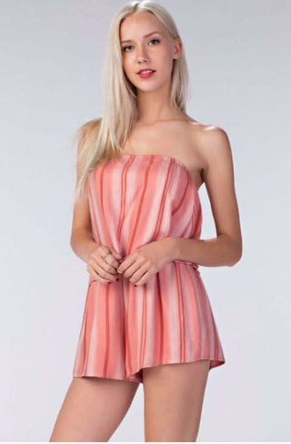 Strapless Rompers