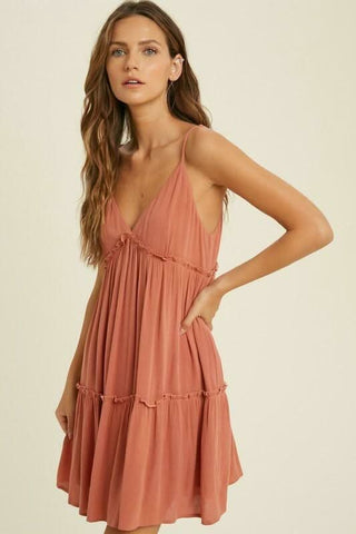 Sleeveless Mini Swing Dress 
