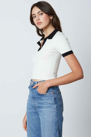 White Pollo Top for Women