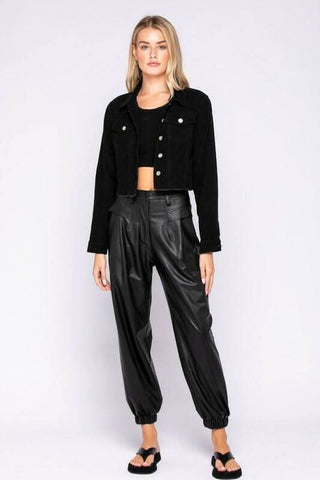 Cropped Corduroy Jackets