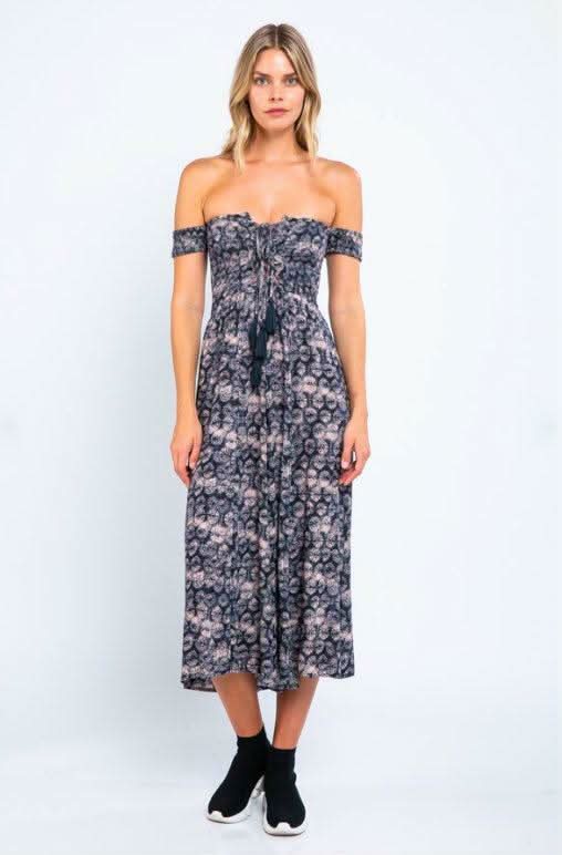 Off-Shoulder Culotte Jumpsuit