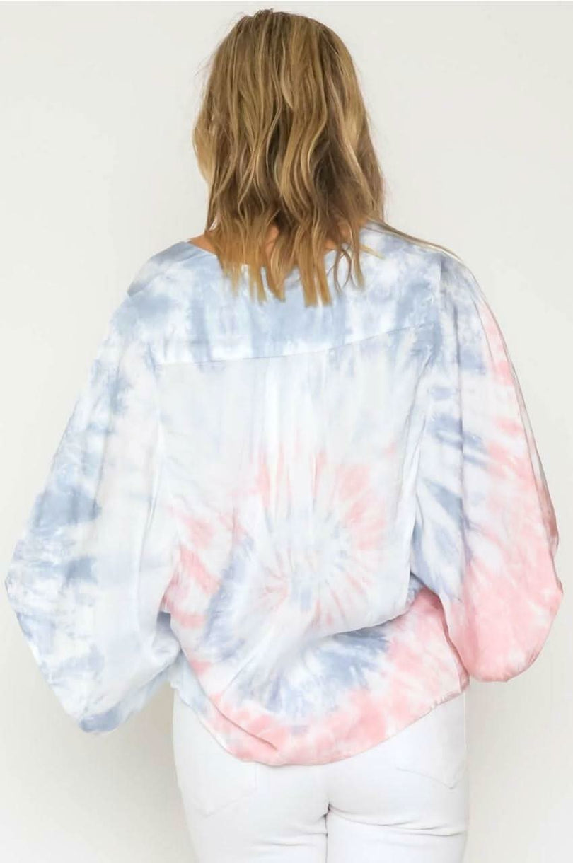 Tie-Dye Boho Top