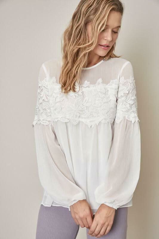 White Long Sleeve Blouse