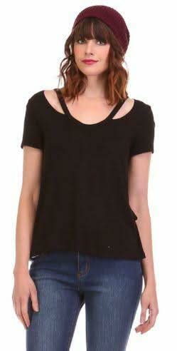 Cute Black Tee