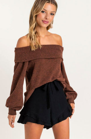Feeling of Wonder Black Ruffle Tie-Front Shorts - Front View