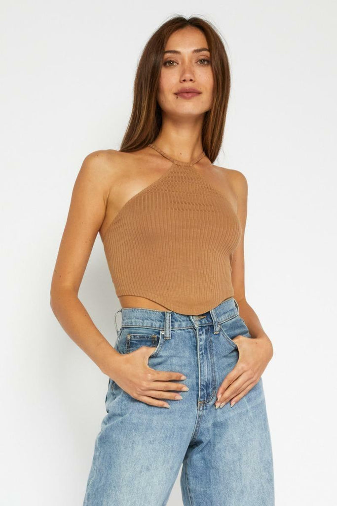 Cropped Halter Top\