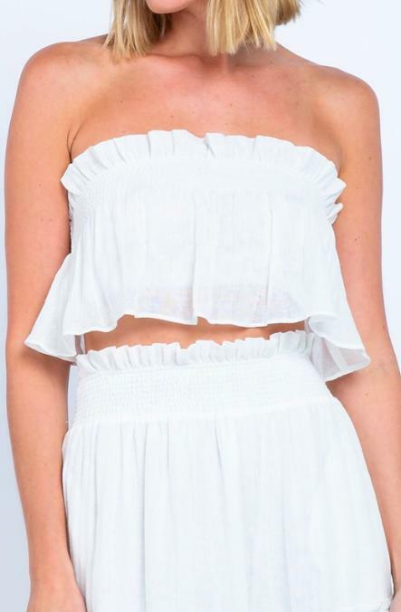 White Boho Midi Dresses