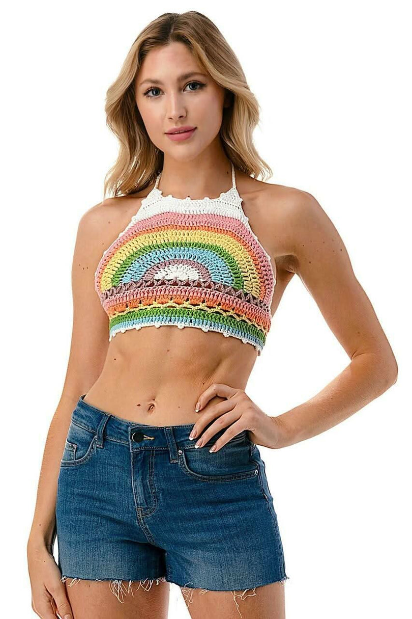 Halter Crop Tops