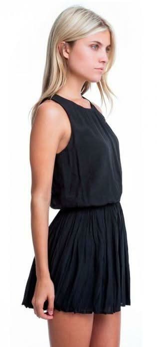 Cute Black Tank Romper