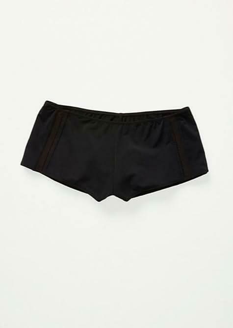 Free People Truth Or Dare Black Boyshort -  BohoPink