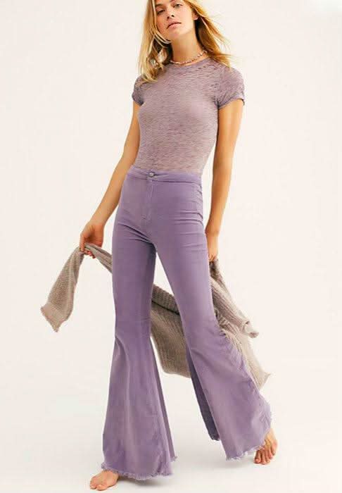 Free People Purple Tee