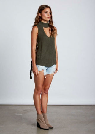 Chocker Neck Sweater