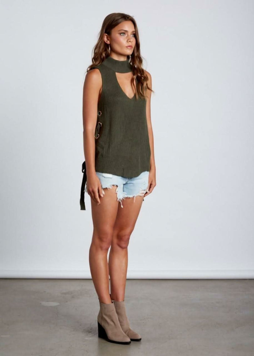 Chocker Neck Sweater