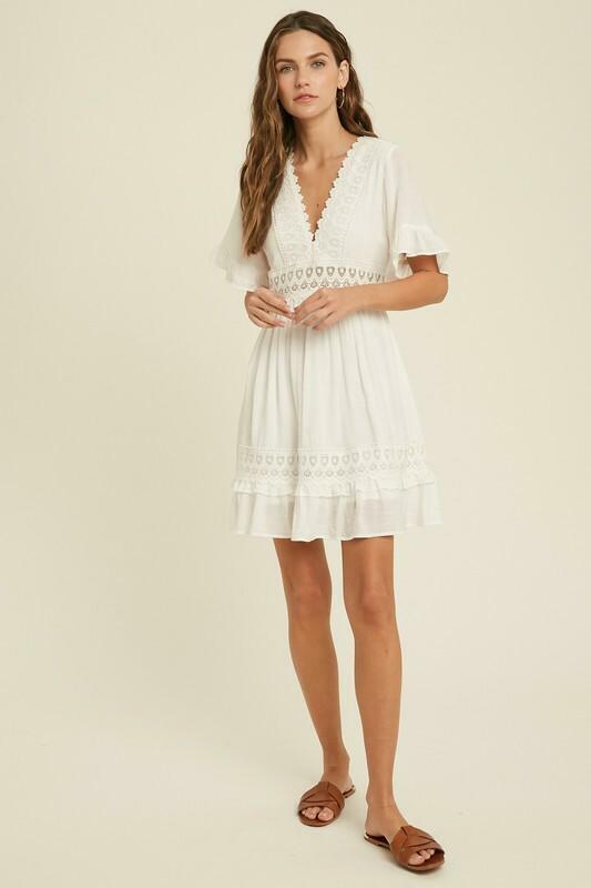 Cute White Mini Dresses