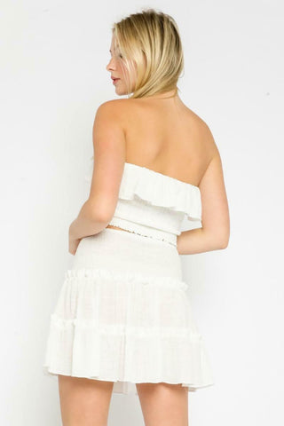 White Two-Piece Dress
