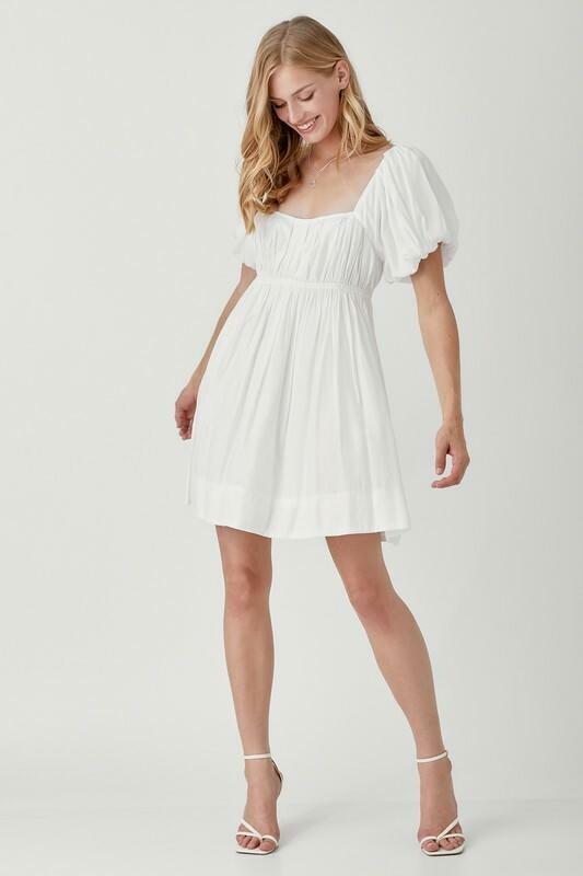Lulus La Vista Bella White Puff Sleeve Maxi Dress | Maxi dress with sleeves,  Maxi dress, White dress summer