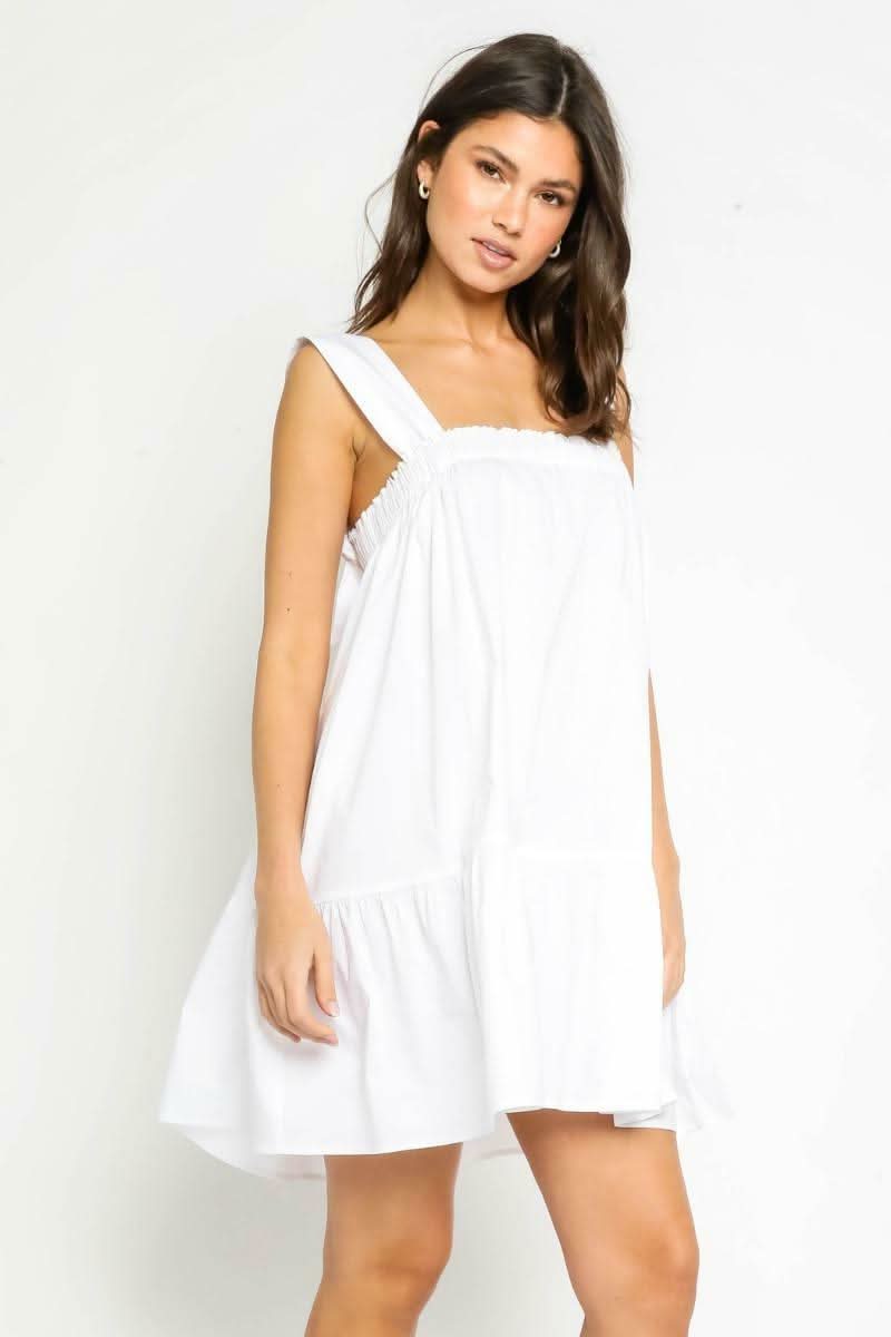 White Swing Dresses