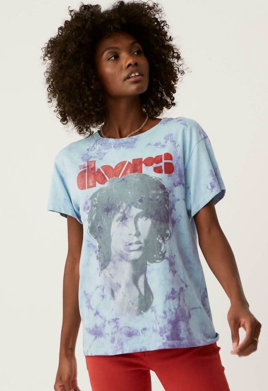 Daydreamer The Doors Strange Days Tour Tee -  BohoPink