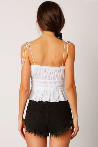 Cute White Crop Tops