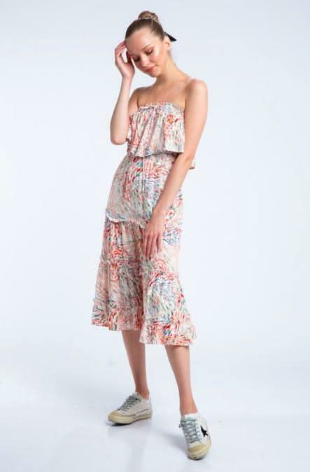 Cute Strapless Midi Dresses