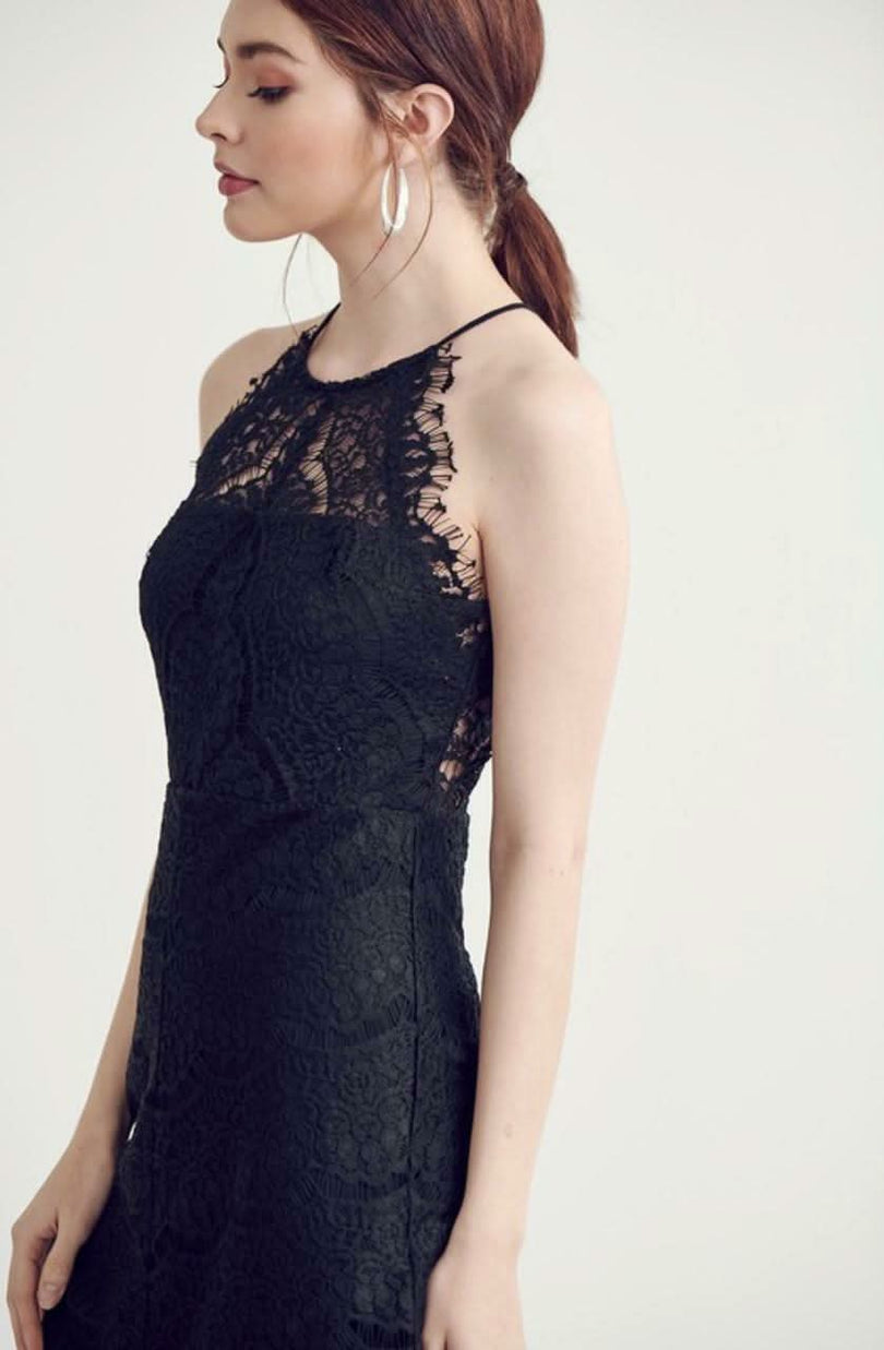 Black Lace Party Dresses