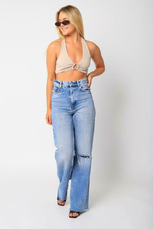 Halter Crop Tops
