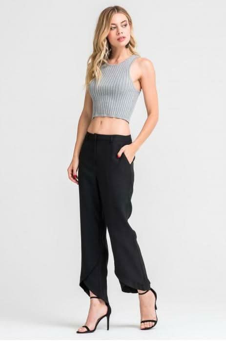 Black Cropped Pants